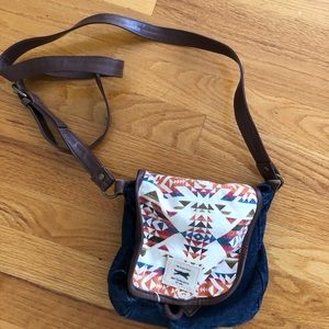 Obey denim crossbody